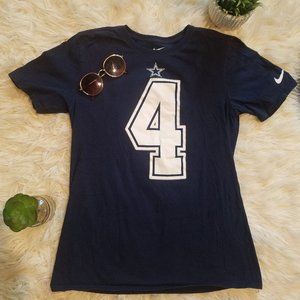 Dallas Cowboys Nike Prescott Women's Tshirt Size S